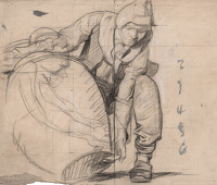 Study of Figure with Vessel