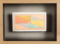 Design on a prism in orange