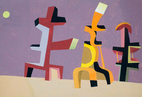 Three desert forms, 1960's