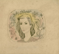 Portrait of the Artists wife, 1950's