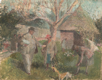 The Dunbar family in the Garden at...
