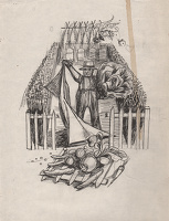July, preparatory drawing for...