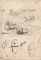 Studies for endpapers for...
