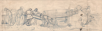 Top half of sketch for Potato Sorting