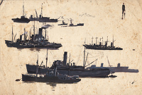 Possibly a study for Bordeaux Refugees