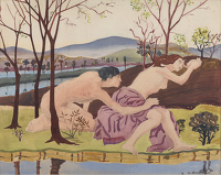 By the Lake, circa 1913