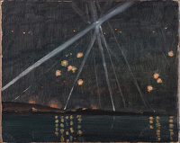 Air raid with aircraft caught in...