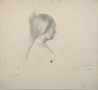Portrait of a Woman in profile