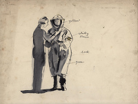 Studies for Putting on Anti-gas...
