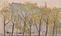 View of the Louvre from the Seine