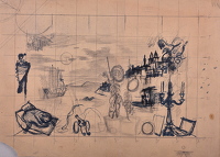 Study for mural for the canteen of...