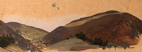 Landscape study for Santissima Trinita