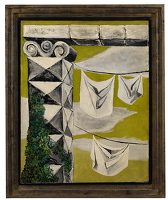 Ruins + clothes-line, circa 1937