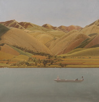 Edge of Abruzzi; Boat with three...