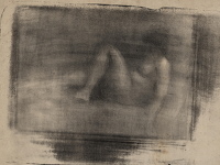 Nude, lying on bed