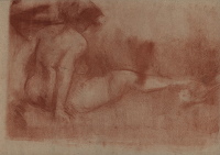 Seated nude, turned away