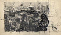 Study for Mural II for the canteen...