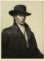 Self-portrait Wearing a Hat, c. 1920