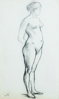 Full length standing nude