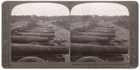 Stereoscopic print; Hundreds of...