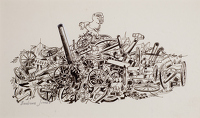 A Pile of captured German guns
