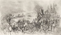 Crowd watching a regatta