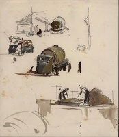 Brewery sketch Watneys, circa1953