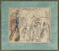 Allegory in an allotment, circa 1935