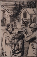 Gas Mask Drill, Ambleside, circa 1942