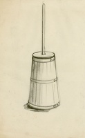 Study of a butter churn