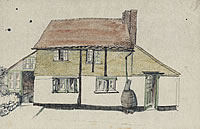 Oak Cottage from the back garden