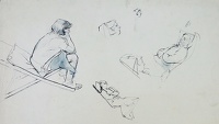 Sketches of the artist's sister Jessie