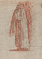 Figure study, Study for St Aidan