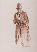  Verger (D1567) , 1923, sanguine study