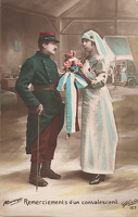 French postcard - Remerciements d'un...