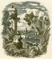 Artist sketching in a Harbour