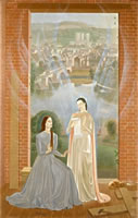 Annunciation with Lincoln Cathedral...
