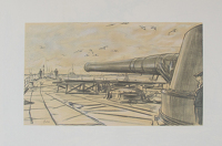 On Board a Battleship : A Gun Turret...