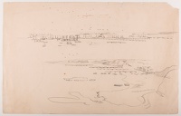 Sketches, probably of Normandy landings