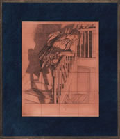 Girl on stairs, 1937