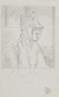 Private with bandage