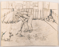 Digging the allotement, mid 1920's