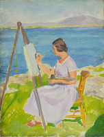 Mary Adshead Sketching