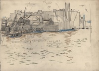 Warehouses, possibly pool of London