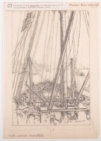 The Cameronia entering New York harbour