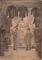 At the haberdashers, 1920's