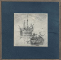 Fishermen with Gallion
