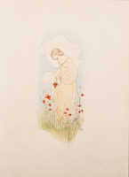 Illustration of female figure