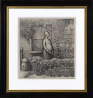 Woman in Garden
