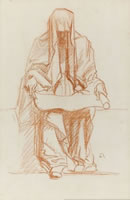 Reading the Torah, circa 1930